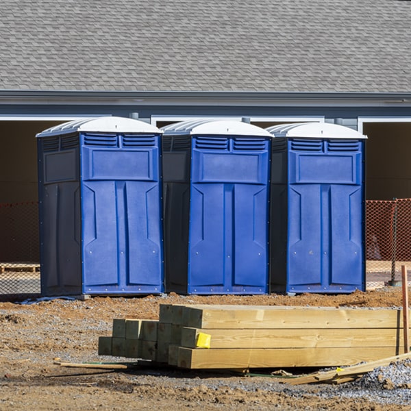 are there any restrictions on what items can be disposed of in the porta potties in Osburn